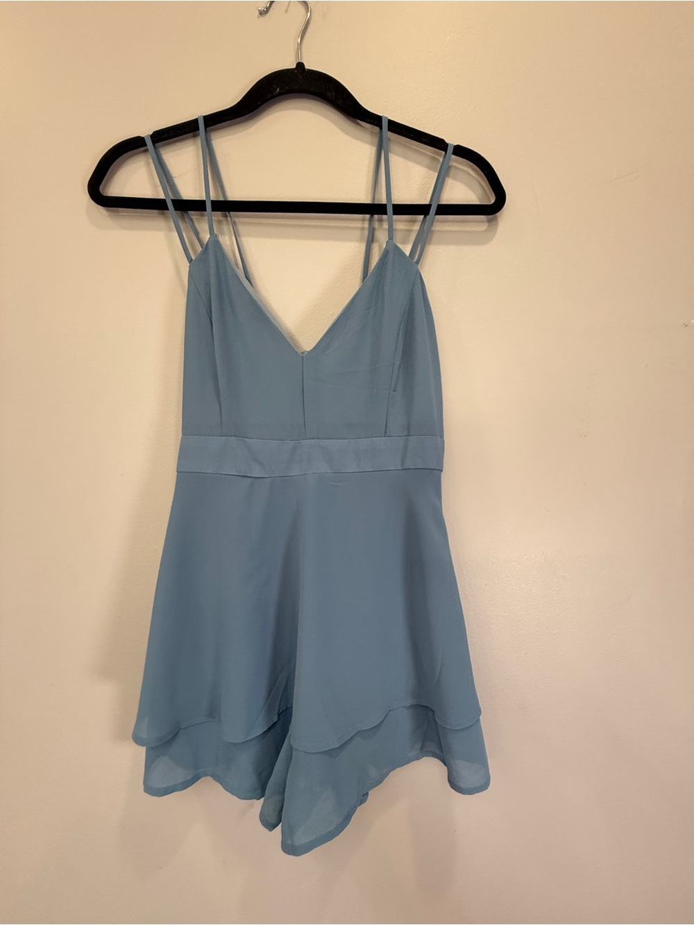 Altar'd State Light Blue Spaghetti Strap Romper